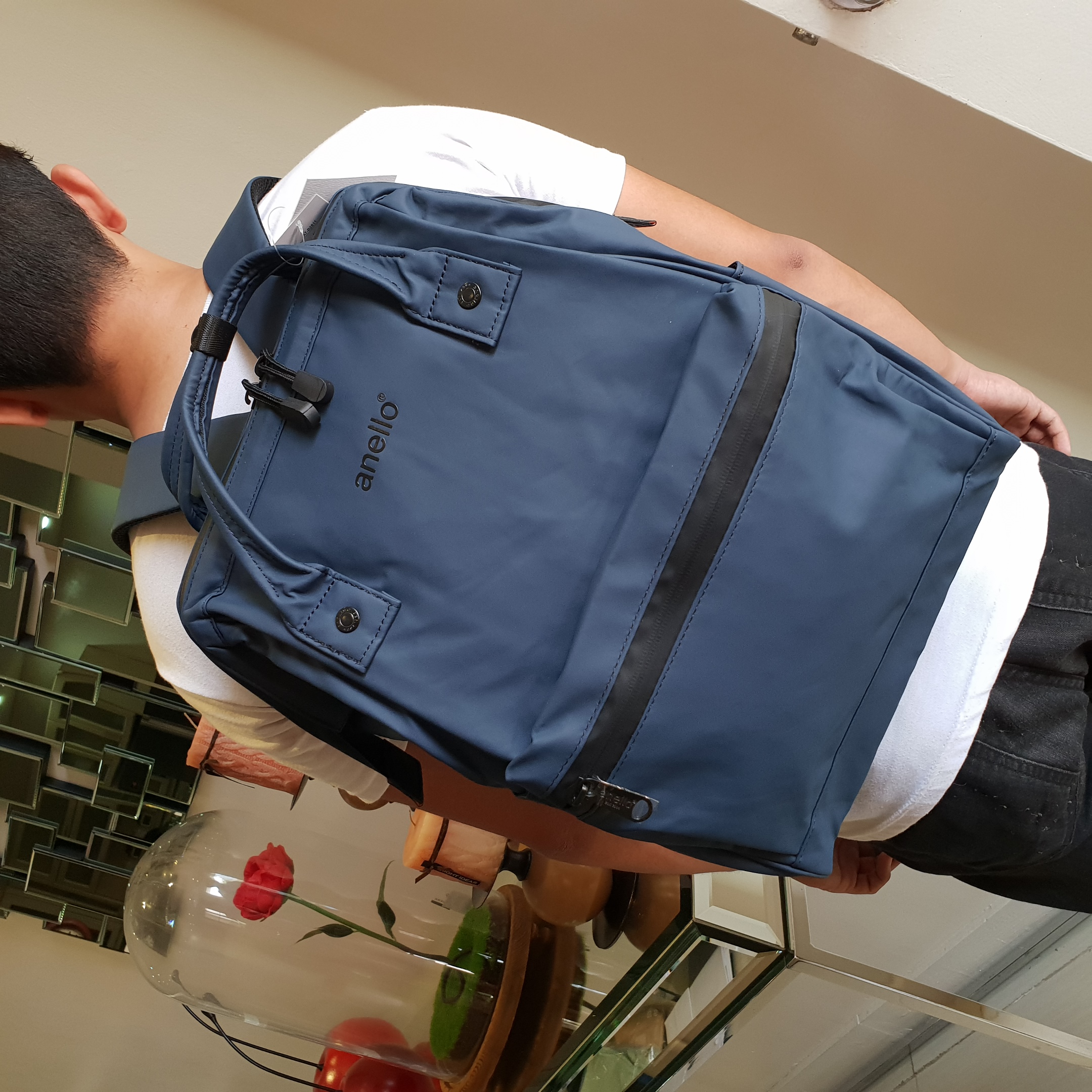 anello matt rubber backpack