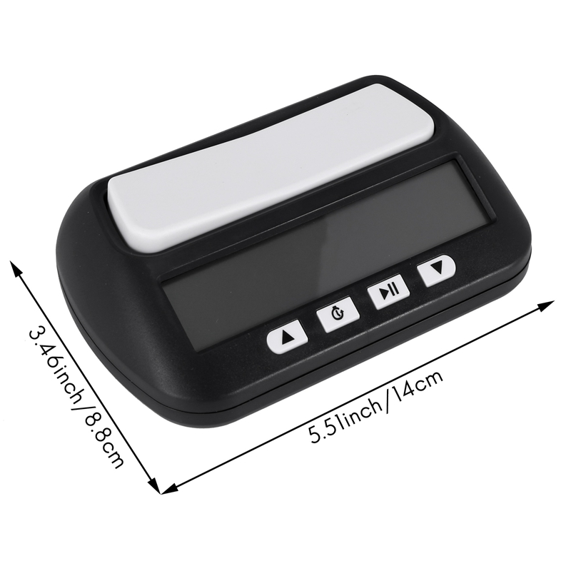 Chess Clock, Digital Chess Timer & Game Timer, 3-In-1 Multipurpose Portable Professional Clock