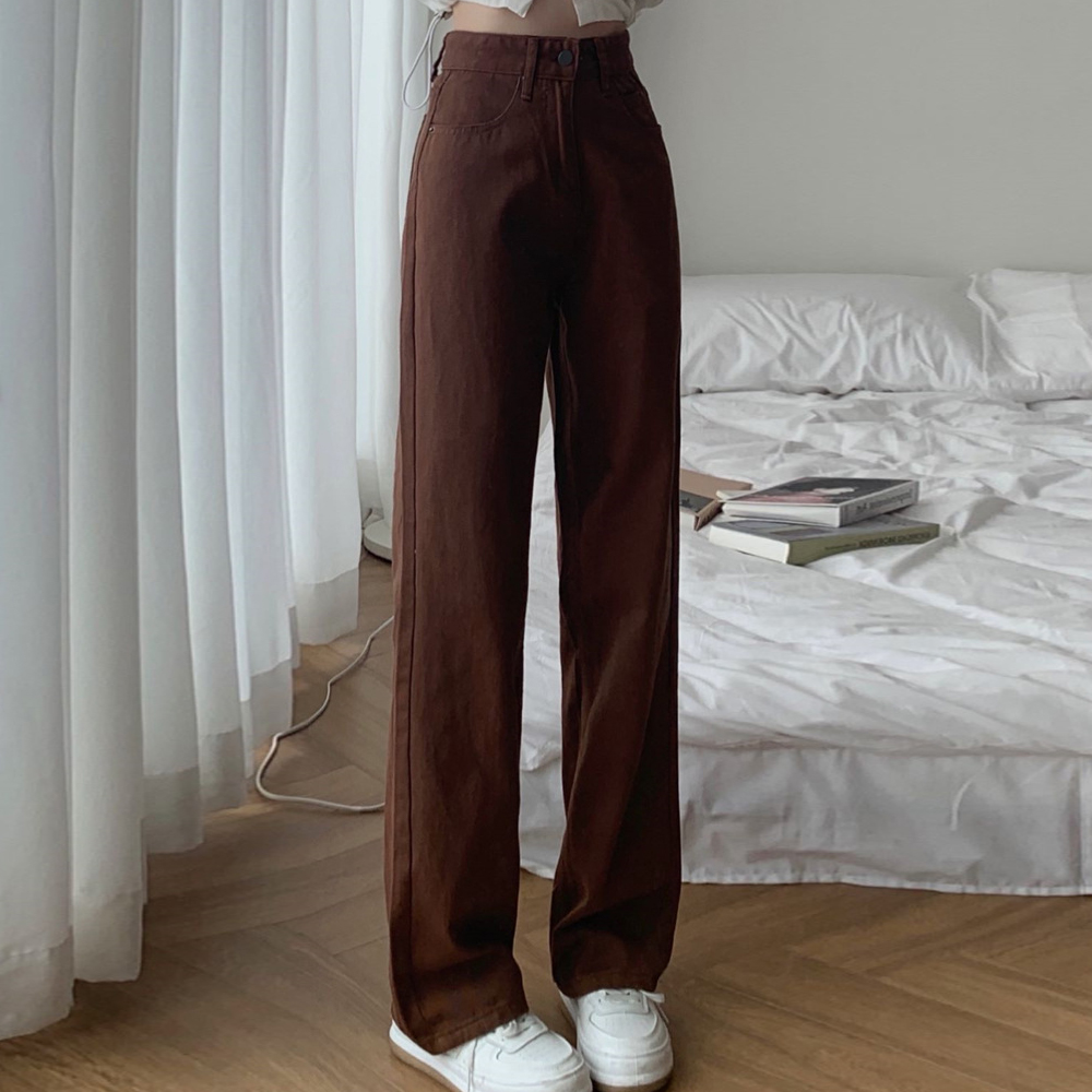 Boyfriend Jeans Women's Fashion Trend Loose Wide Leg Baggy Pants 2023 New  Street Style Mopping Trousers