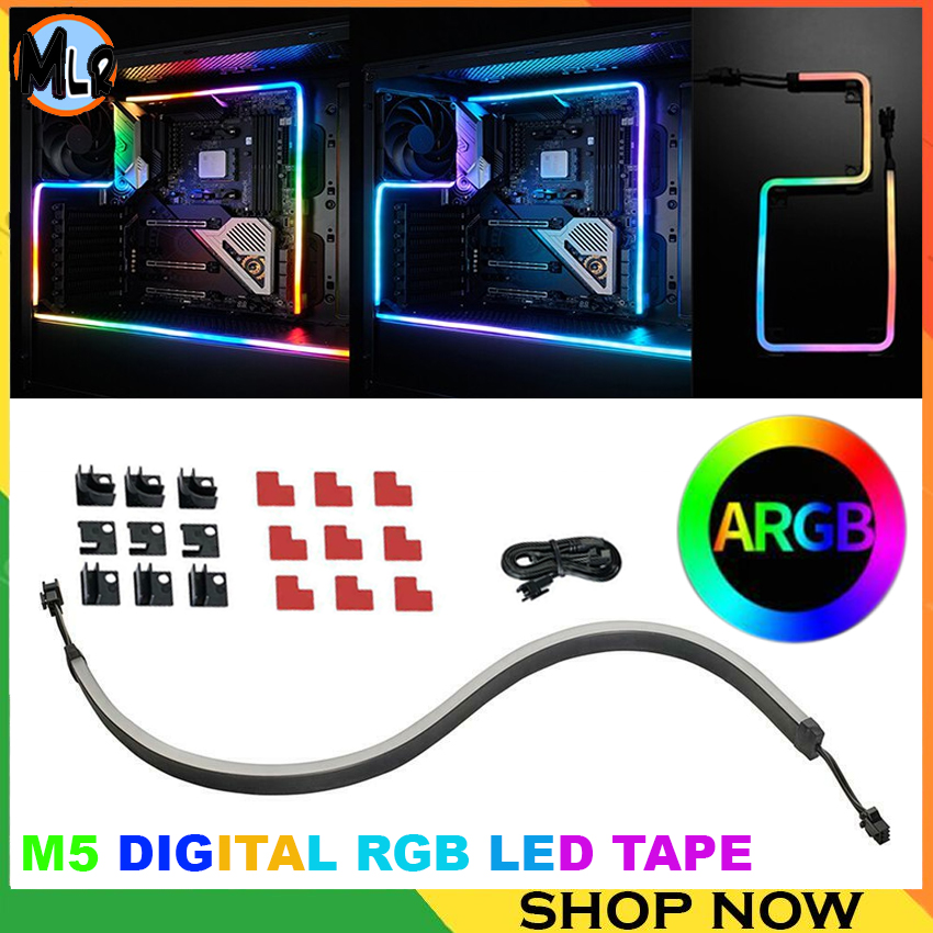 PHANTEKS M5 3 Pin Gorgeous 550mm PC Case Motherboard RGB Light Strip Tape DE 