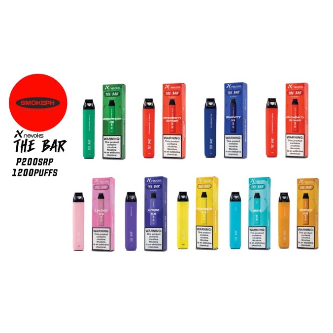 The Bar Disposable Pods 1200puffs By Nevoks Lazada Ph