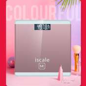 Iscale 28cm LCD Electronic Body Weighing Scale (180KG)