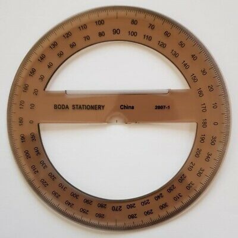 Circular Protractor 360° 15cm Lazada PH