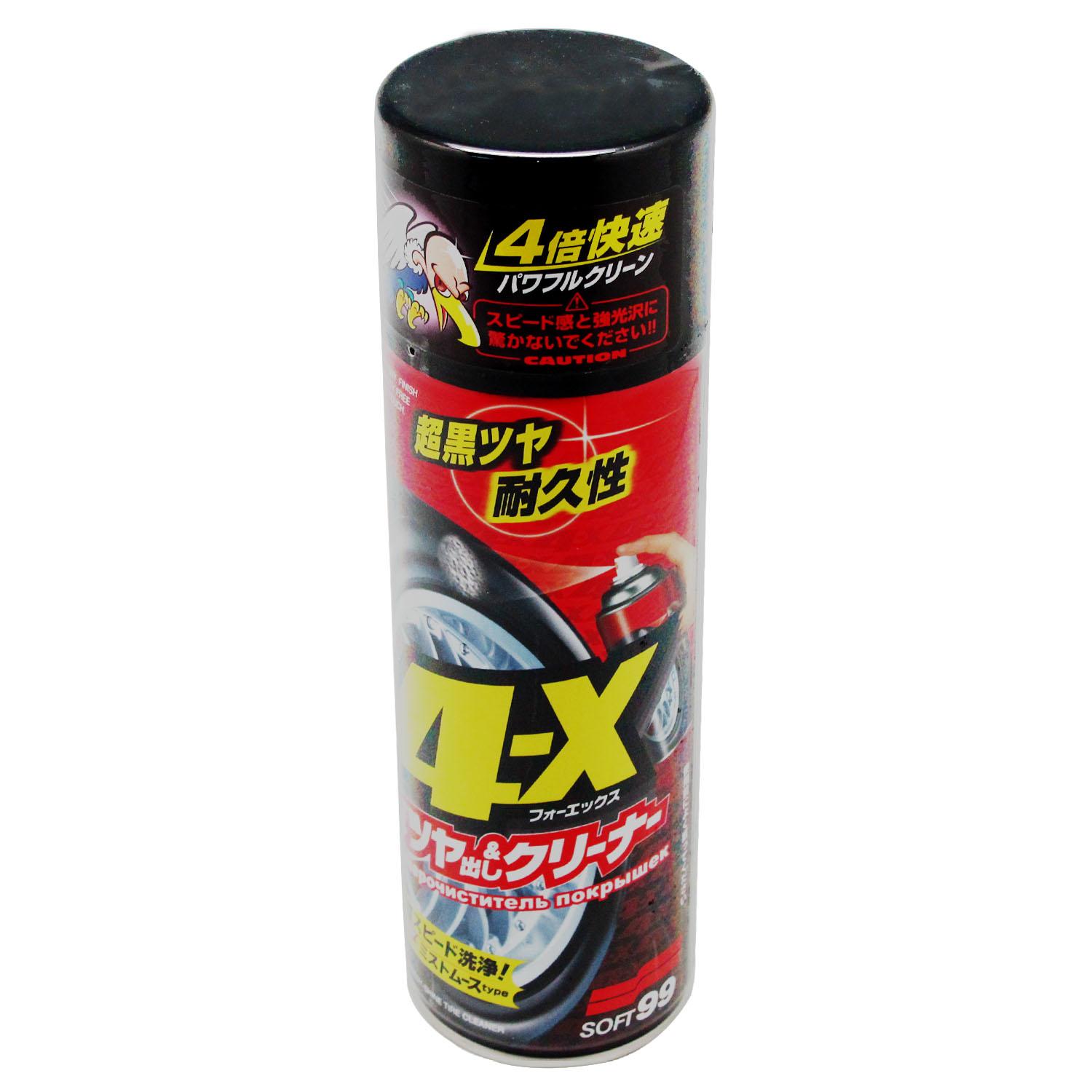 4-X Tire Cleaner, dressing for tyres, 470 ml - Soft99