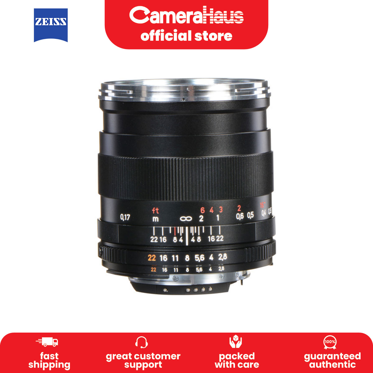 ZEISS Distagon T 25mm F2.8 ZF.2 Lens for Nikon F | Lazada PH