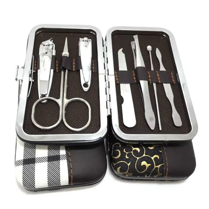 tweezer and nail clipper set