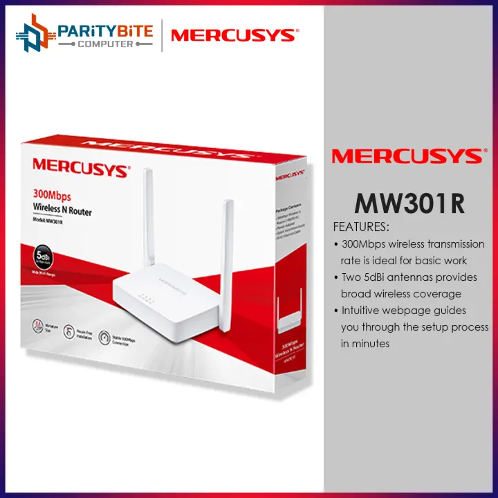 Powered By Tp Link Mercusys Mw301r 300mbps Wireless N Router Wifi Router Multiple Usage For Home Wisp Piso Wifi Lazada Ph