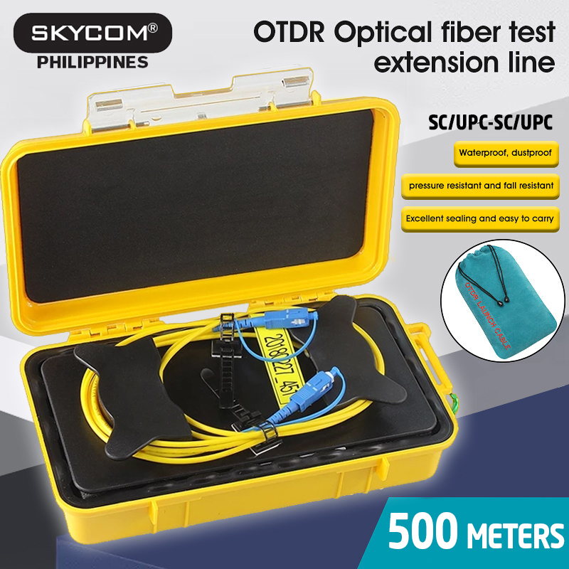 Launch Cable Box 500m SC/UPC to SC/UPC Single Mode Fiber Optic OTDR Launch  Cable Box