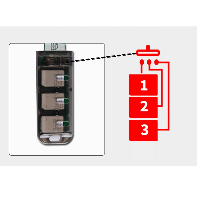 6 Slot SIM Card Adapter Multi SIM Card Reader Mini SIM Nano with Independent Control Switch for Android