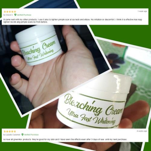 ☫⊙ [ 10x Bleaching Cream ] Greenika 10x Whitening Bleaching Face Cream