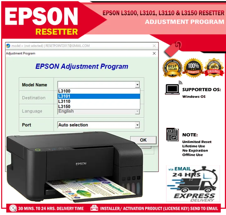 l3100 printer driver