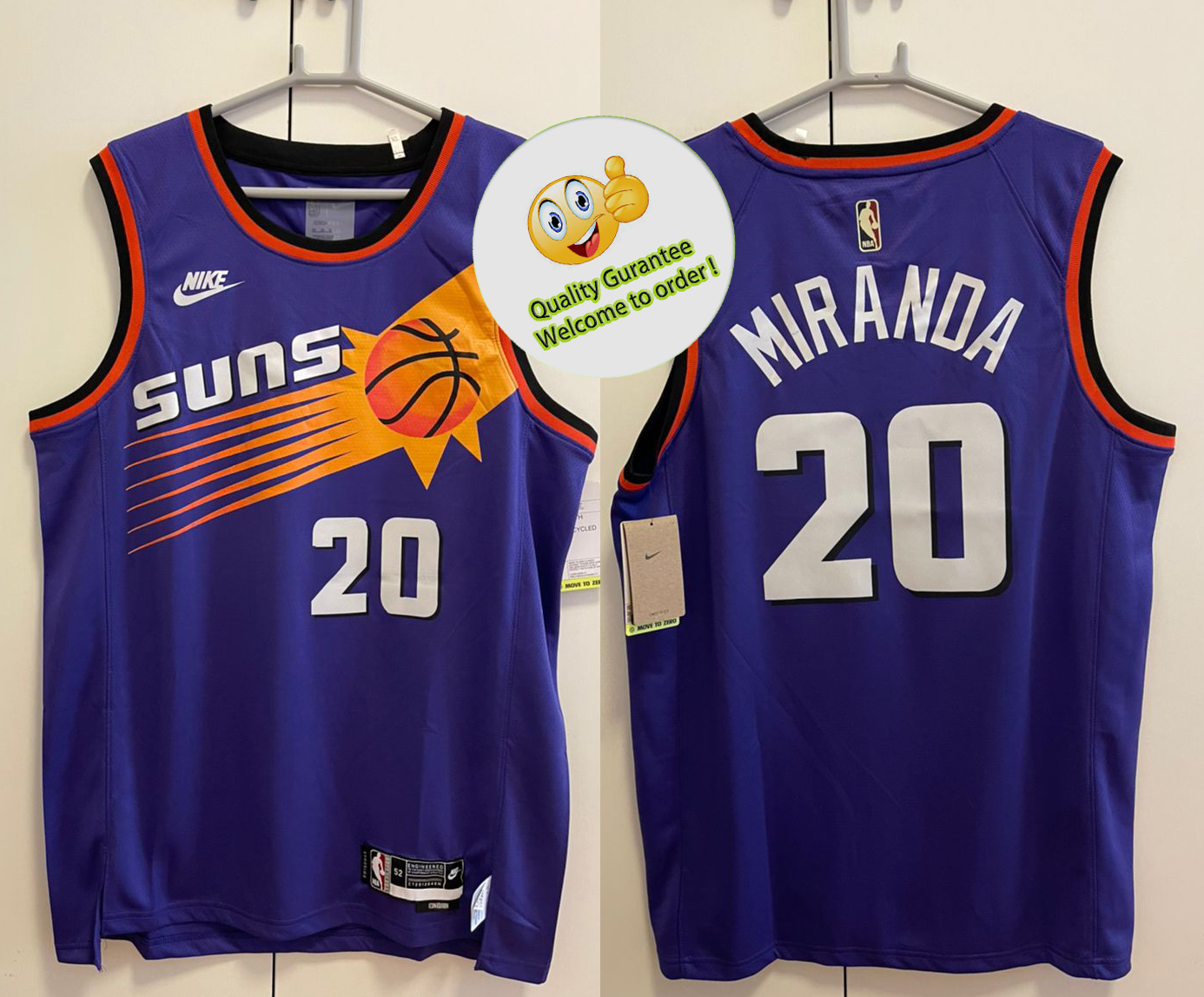 Phoenix Suns NBA Jersey – Polynesian Yellow – Anehana