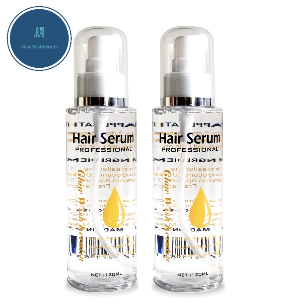 Glow Wish Keratin Professional Hair Serum 120ml Lazada PH