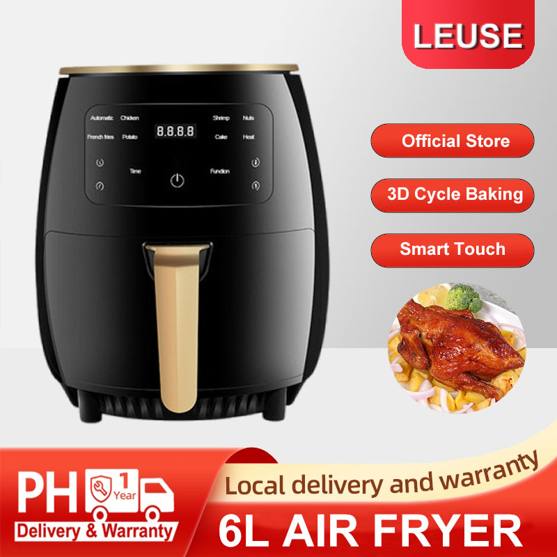 Air Fryer Home Multifunctional Smart with Touch Screen 6L Large