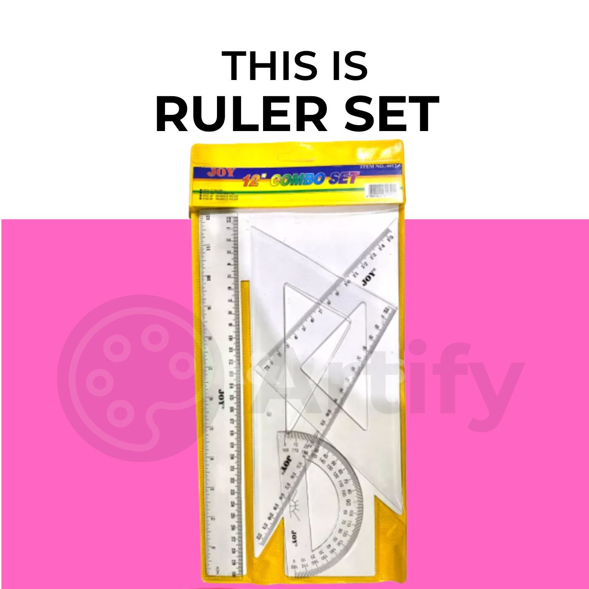 Art Alternatives | Combo Geometry Set with 12 inch Ruler