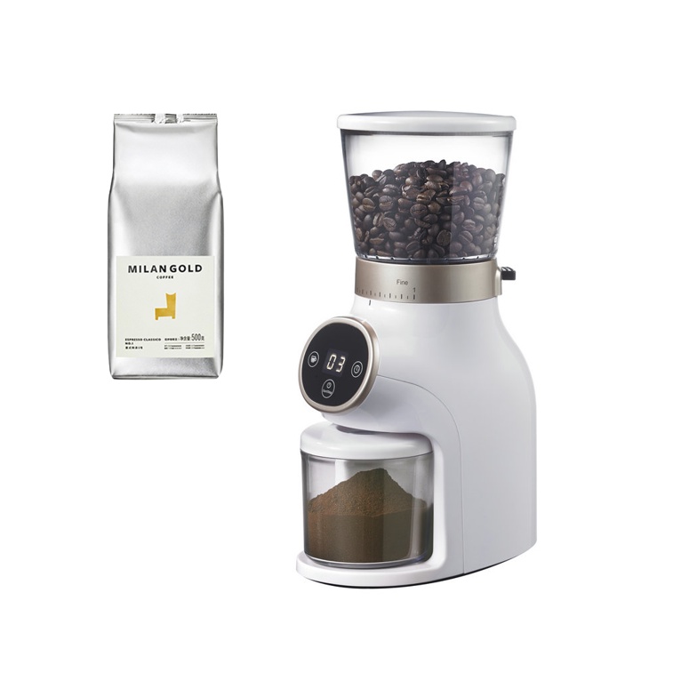 Fully Intelligent Coffee Machine Electric Burr Coffee Bean Grinder w 31