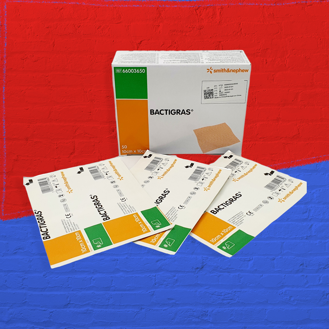 BACTIGRAS DRESSING Medicated Paraffin Gauze Dressing (sold per pc