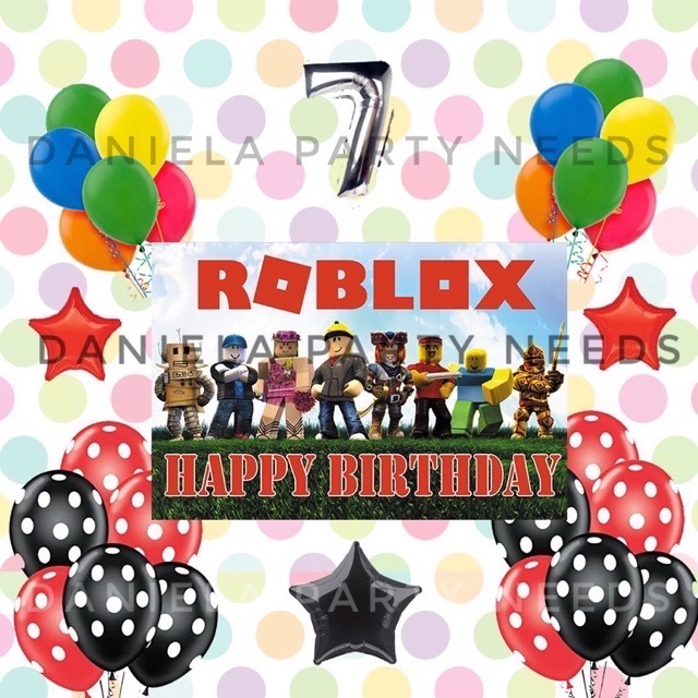 Roblox Birthday Party Set B Roblox Theme Party Decoration Set B Lazada Ph - decorations roblox theme party for girl