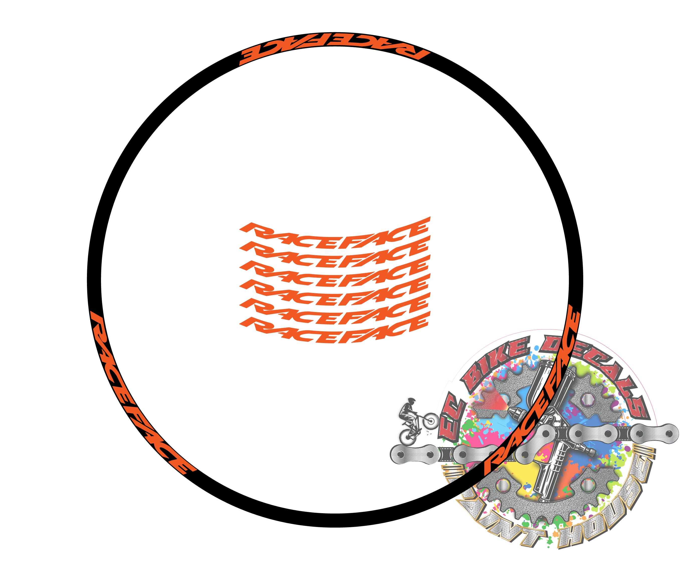 RACEFACE BIKE RIM DECALS Lazada PH