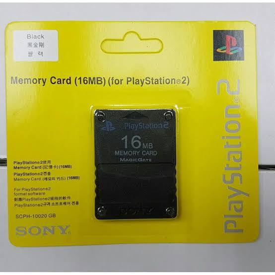 playstation 2 memory card