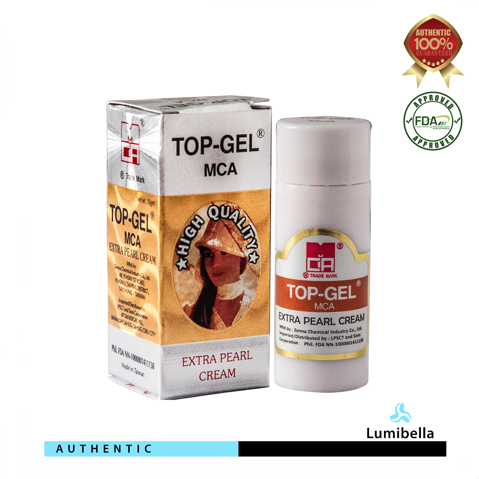 TopGel MCA Extra Pearl Cream 10grams Lazada PH