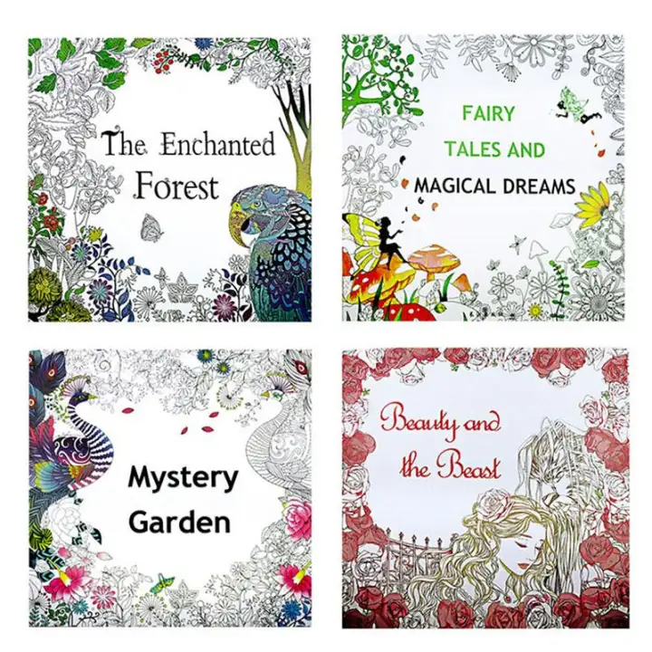 Download Xie 1 Pcs Coloring Painting Book Secret Garden Kid Adult Anti Stress Book Lazada Ph