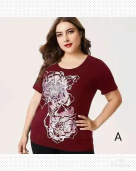 cheap plus size graphic tees