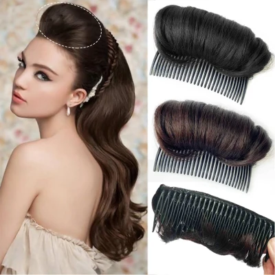 Natural DIY Hair Extensions Hairpin Hair Fluffy Invisible Princess Styling Tools Hair Bun Hair Pad False Hair Clip