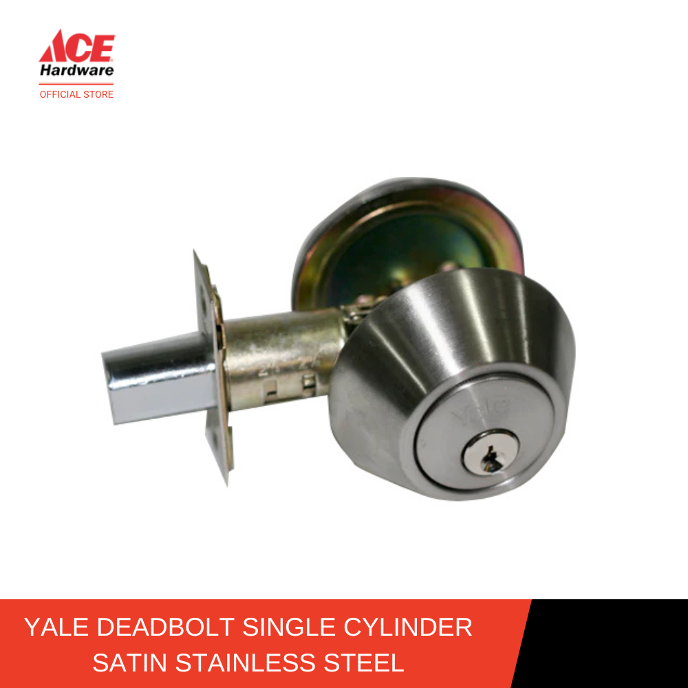 Yale Satin Stainless Steel Dead Bolt Single Cylinder 8111 US32D Lazada PH