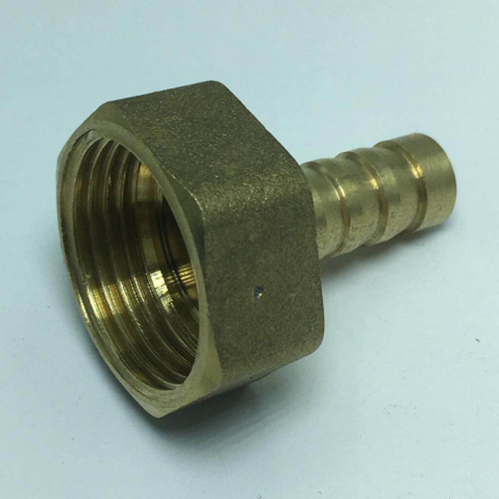 4 Pack Brass Hose Barb Fitting Straight Connector Coupler, 3/8"x1/4" ID