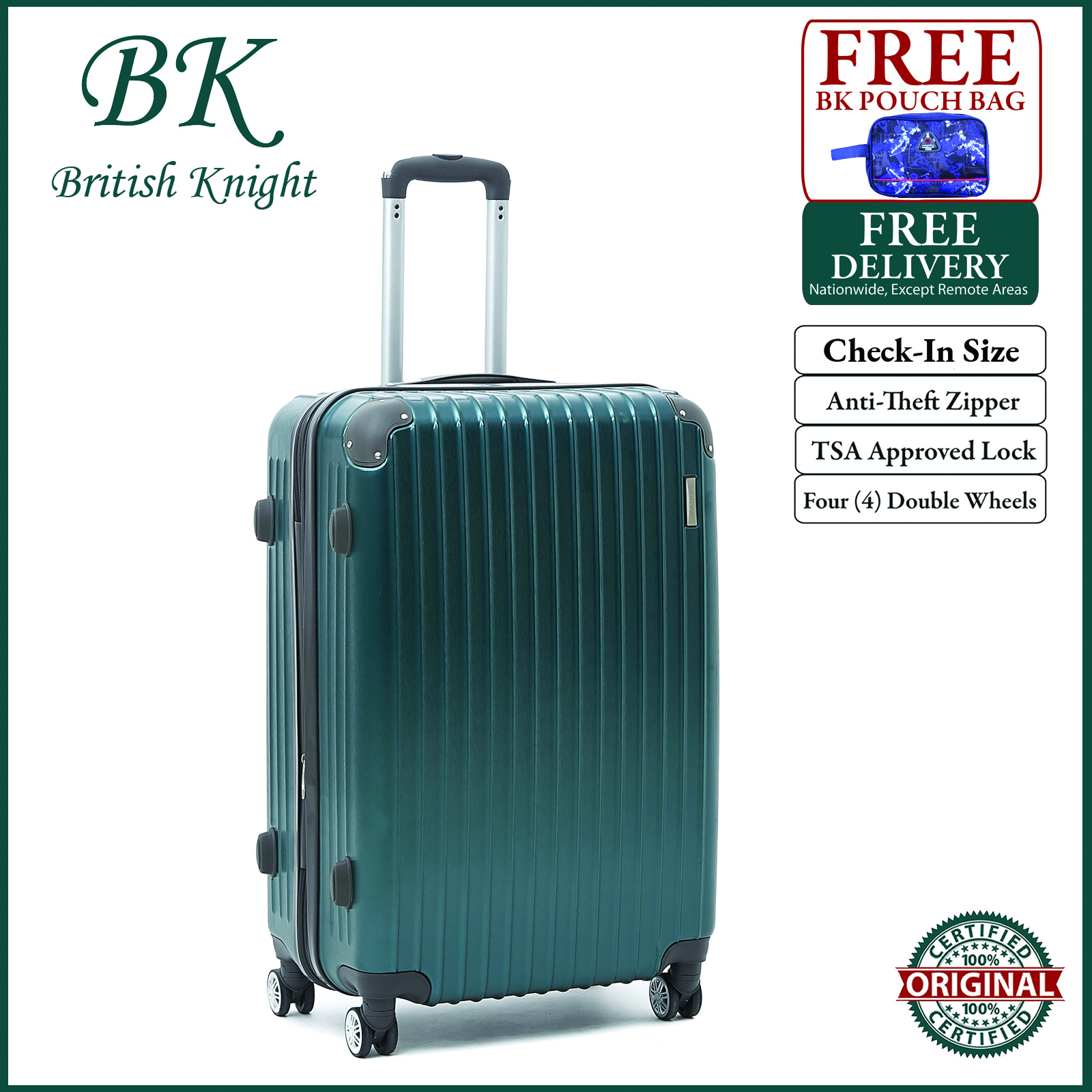 british knight luggage wheels