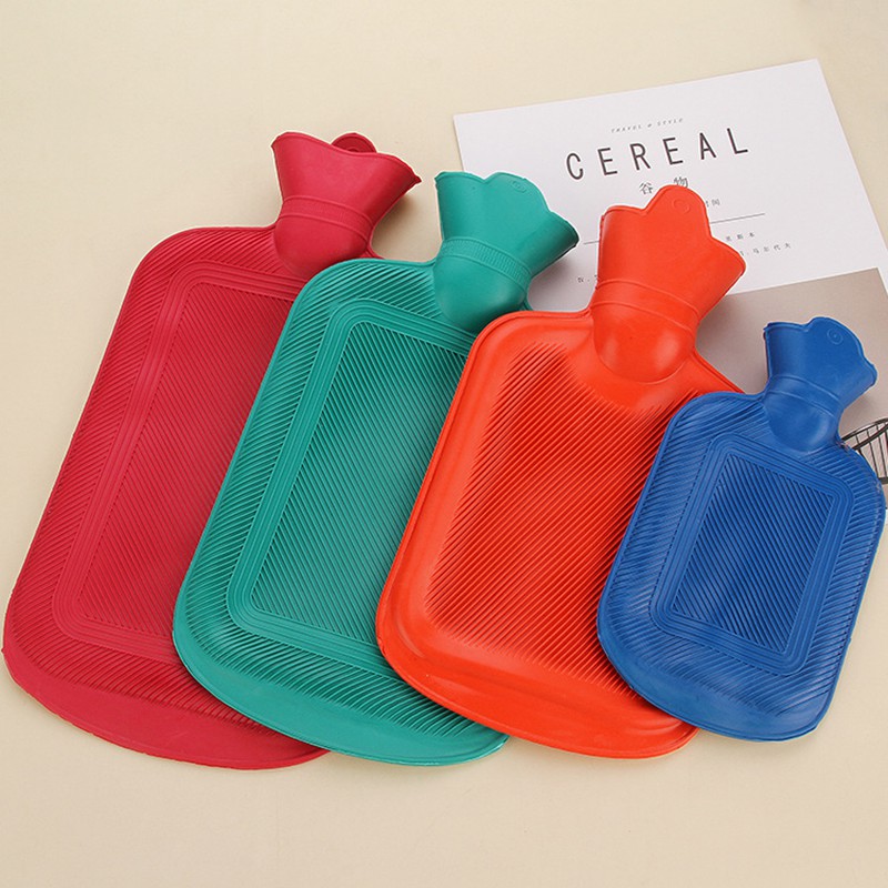 Rubber Hot Water Bag Non-Electrical For Pain Relief 0.5 Litre Multi Colour