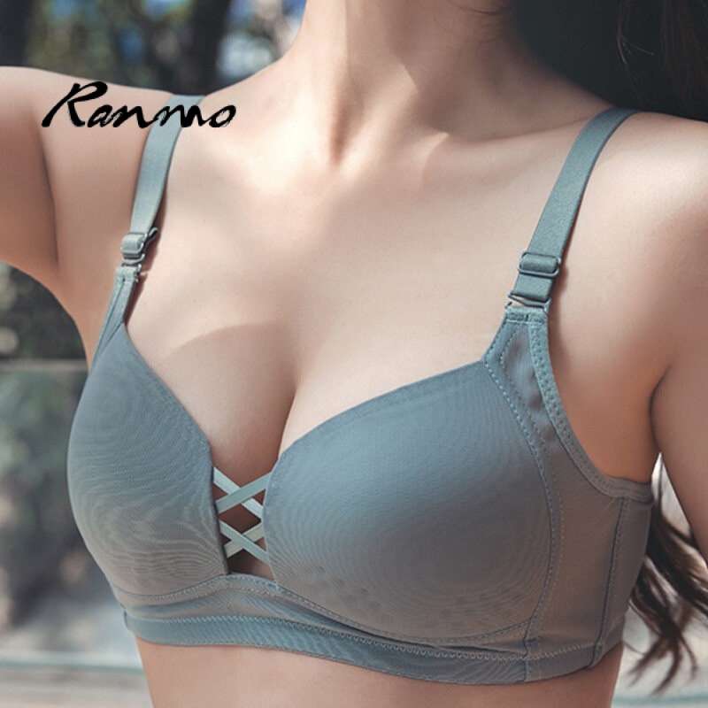 RANMO 36/80-44/100BC Push up Seamless Wireless Plus size Bra underwear  lingerie women 2023 new style