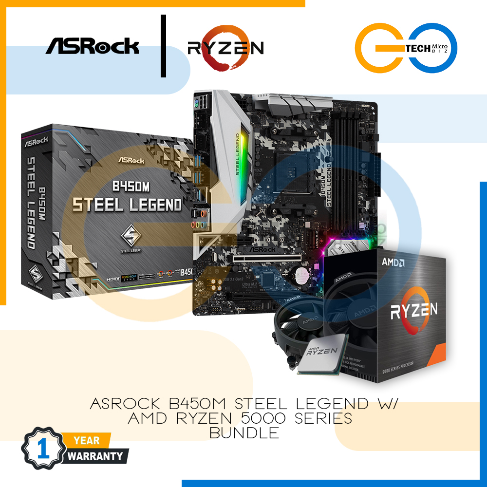 AMD Ryzen 5 5600G / Ryzen 7 5700G / 5700X Processor w/ Asrock