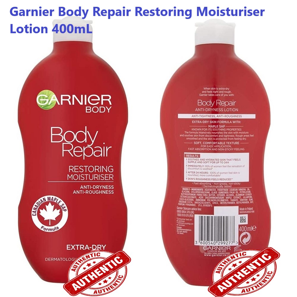 Garnier Body Repair Restoring Moisturiser Lotion 400mL Lazada PH