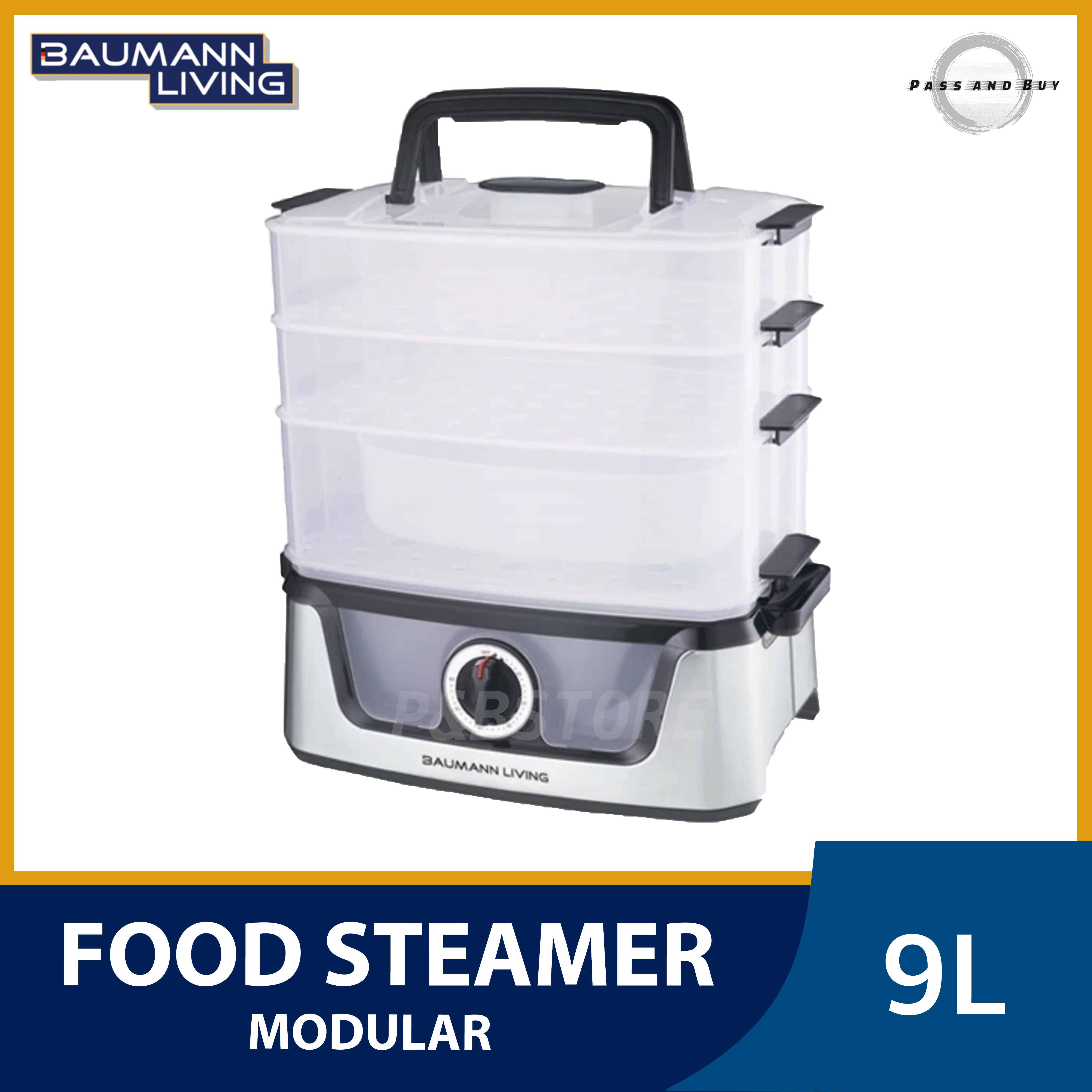 Baumann Modular Food Steamer • siomai steamer electric • siopao steamer