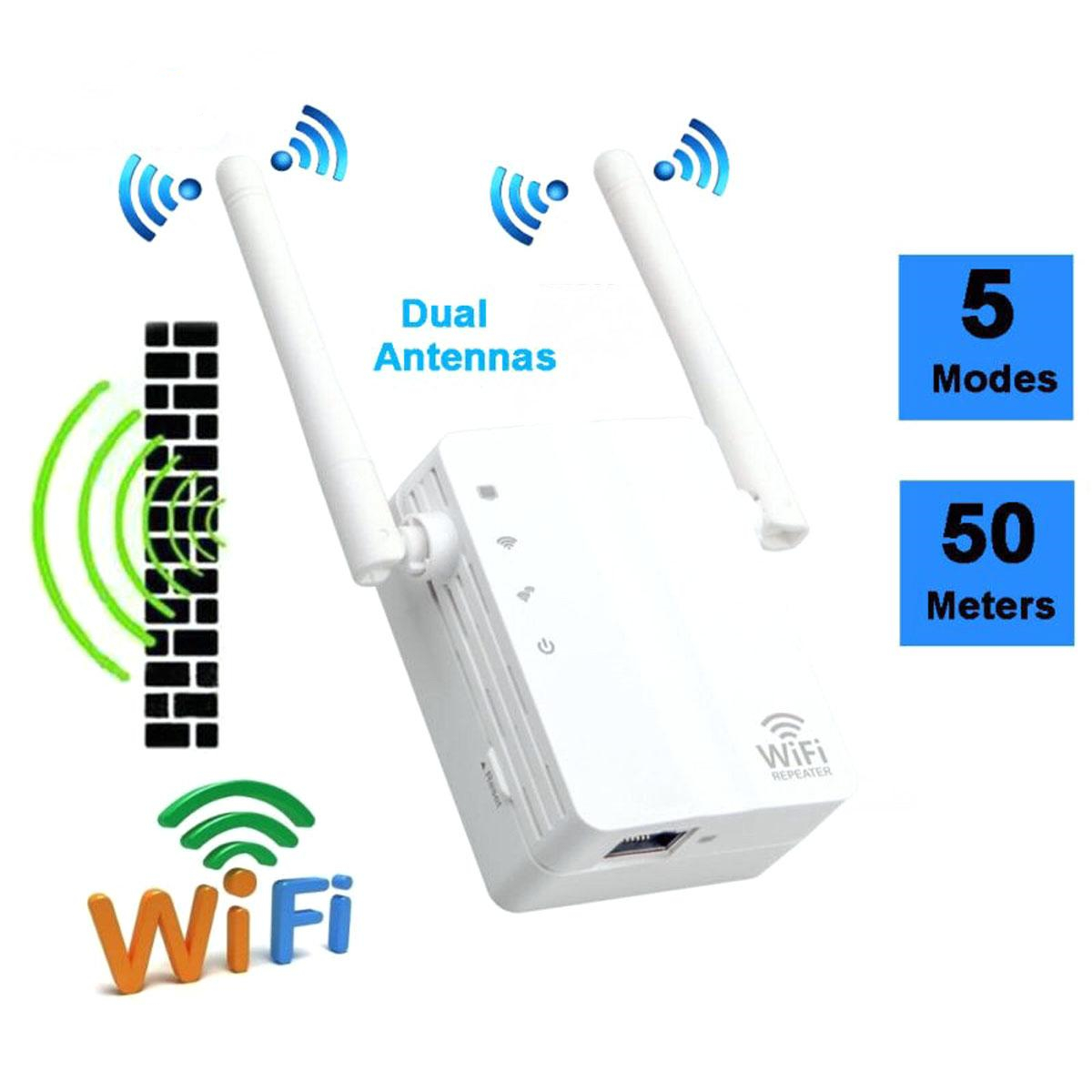 Universal 300mbps Wifi Repeater Amplifier Wan Lan Wireless Router Wi Fi Signal Range Extender Lazada Ph