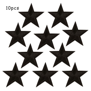 10pcs Star Embroidery Sew Iron On Patch Badge Clothes Applique Bag Fabric 