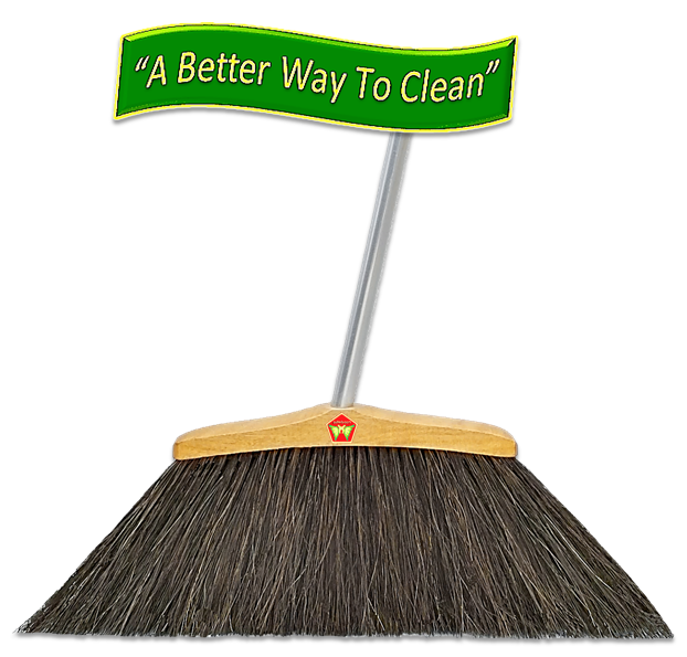 PutterbroomLeroy with Long Handle 4Ft. Wider broom spread for wider