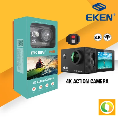 New Eken H9R Version 4.0 Action Camera Remote Ultra FHD 4K WiFi 1080P 60fps 2.0 LCD 170D Go Waterproof Pro Camera Black