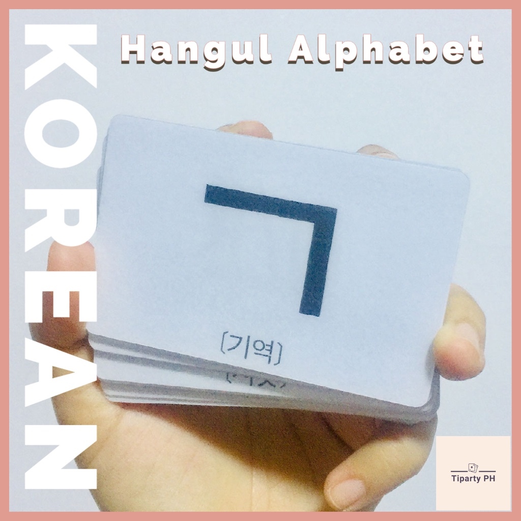 stationery Pocket Korean Alphabet Flashcards for Beginners Lazada PH