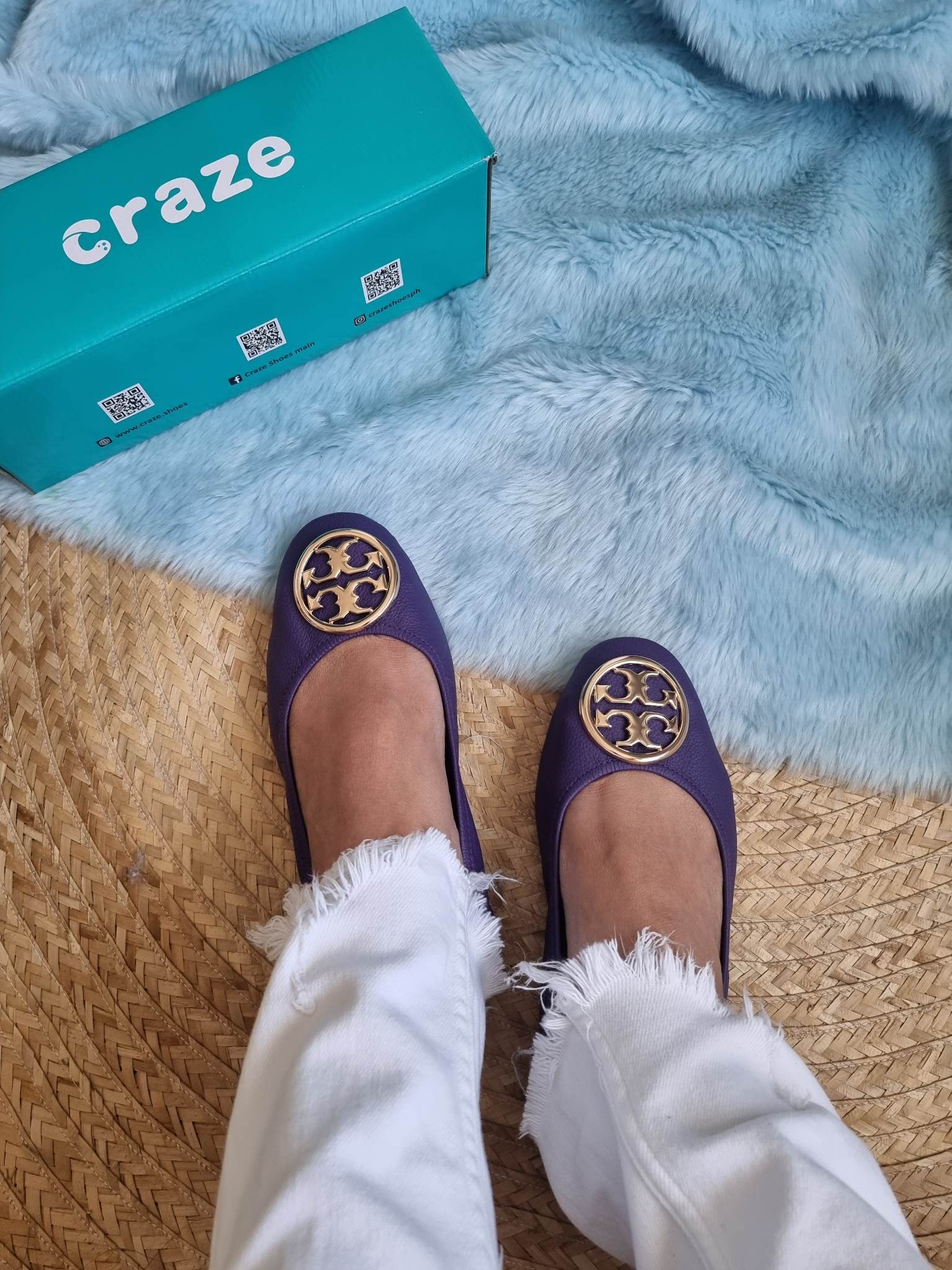Craze Ballet Flats Tory in Lavander Color Lazada PH