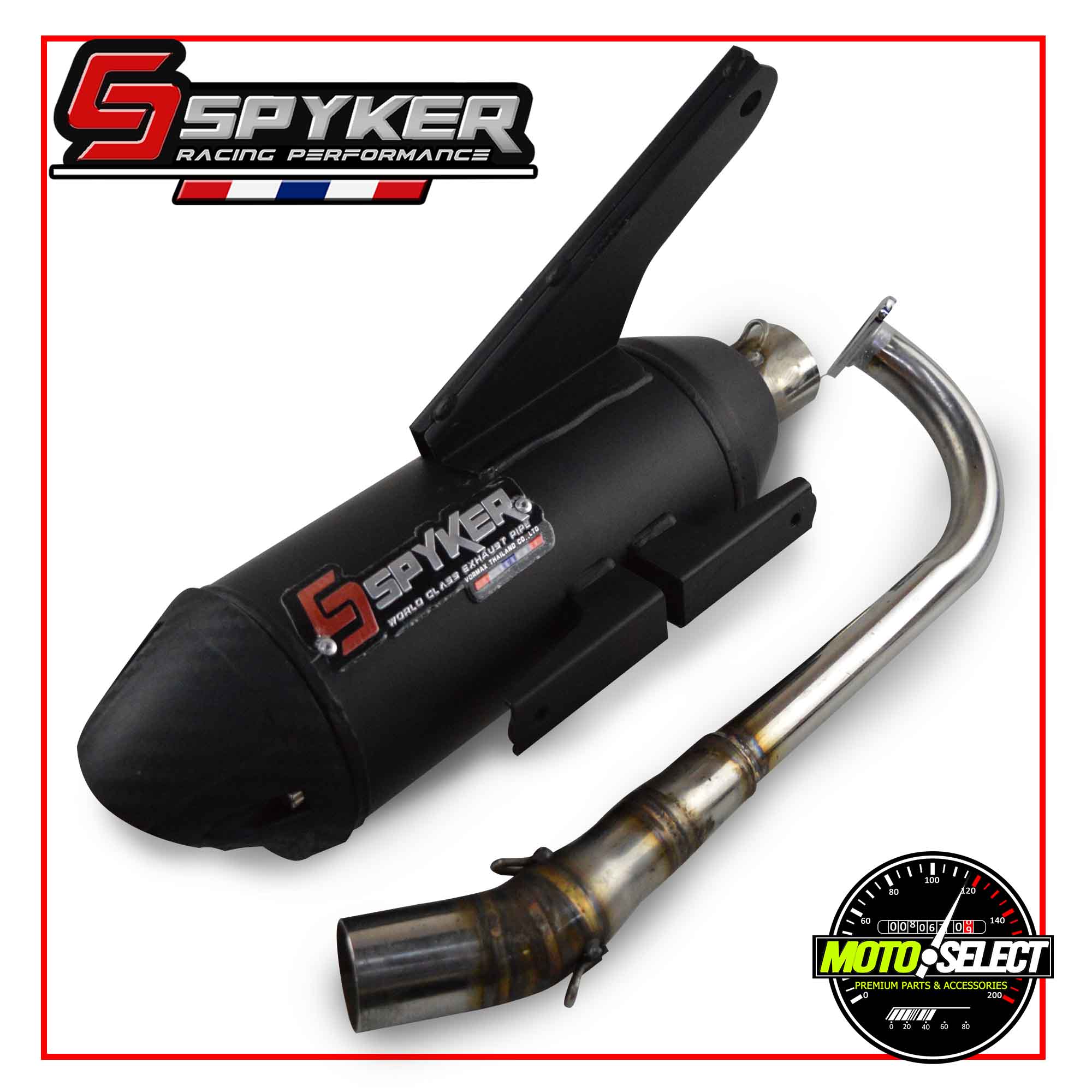 Spyker Power Muffler V3 Full System Exhaust For Yamaha Mio Mxi Moto Select Lazada Ph