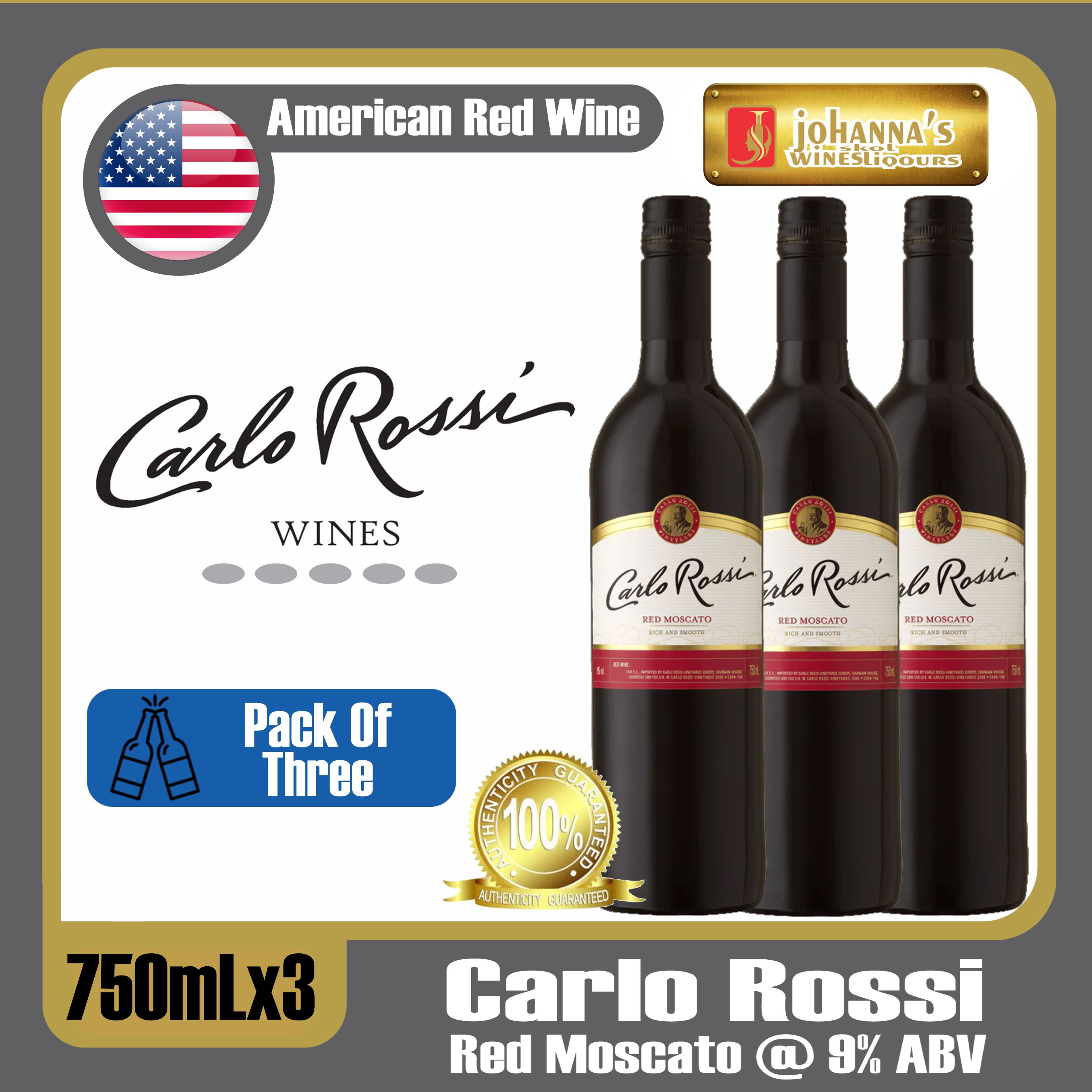 Carlo Rossi Red Moscato 750mL Red Wine (Pack of 3) Lazada PH