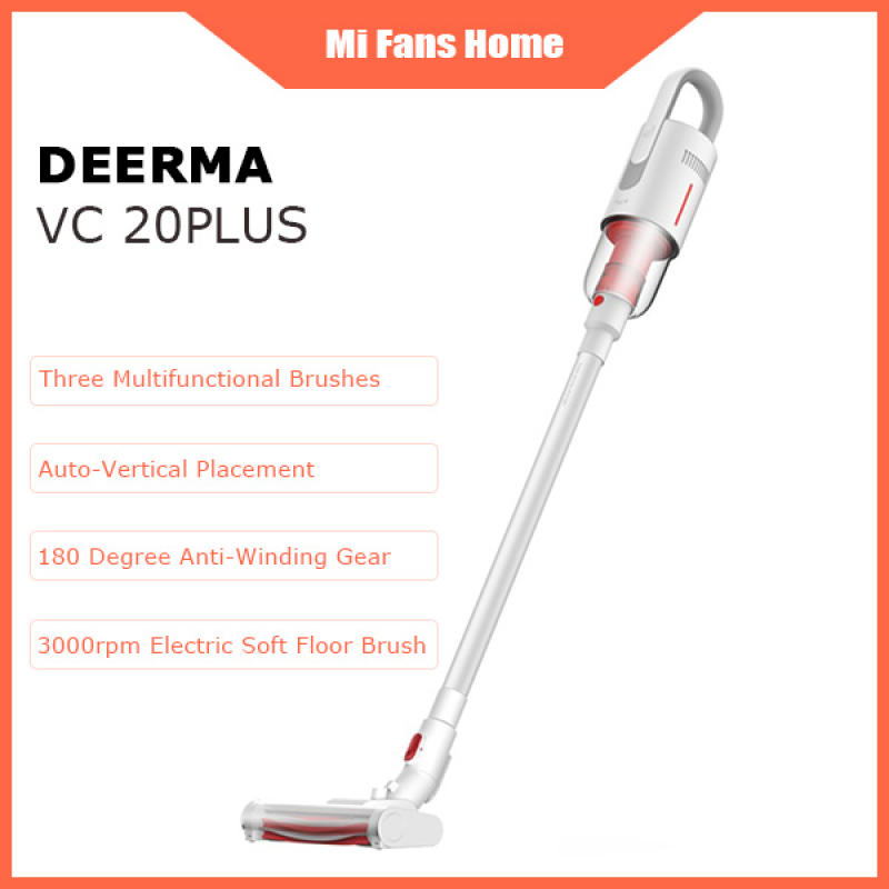 Original Deerma Vacuum Cleaner VC20/VC20 Plus Handheld Cordless Stick Aspirator Lightweight