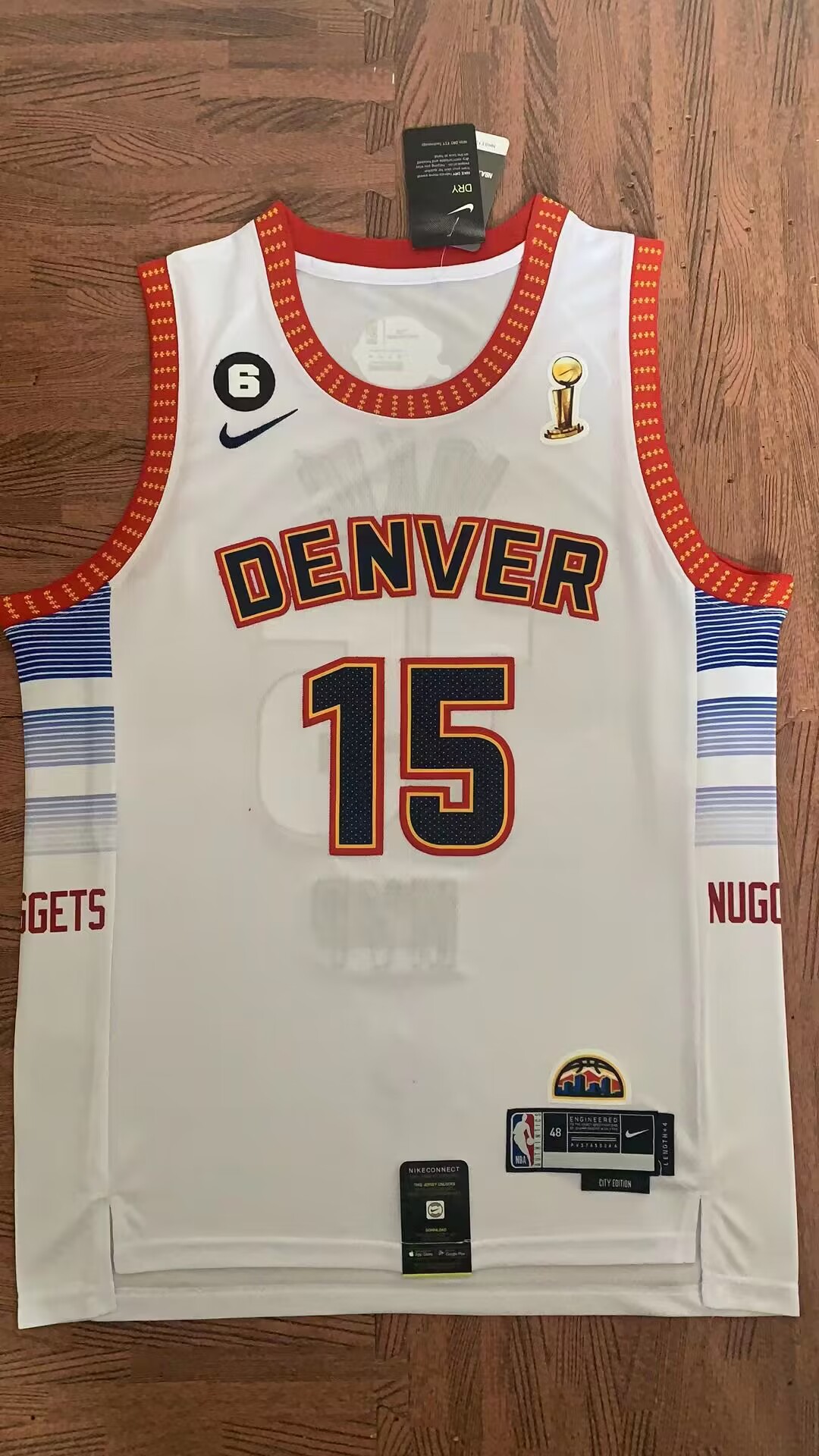 Authentic Nike Nikola Jokic #15 Denver Nuggets City Edition NBA