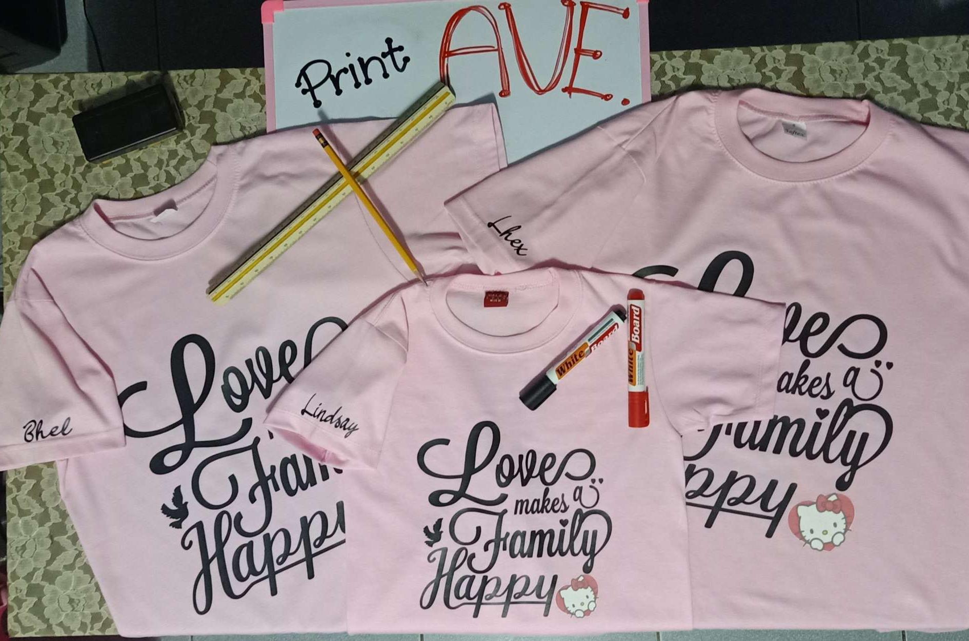 Family Shirt (Set of 3) by Print AVE 