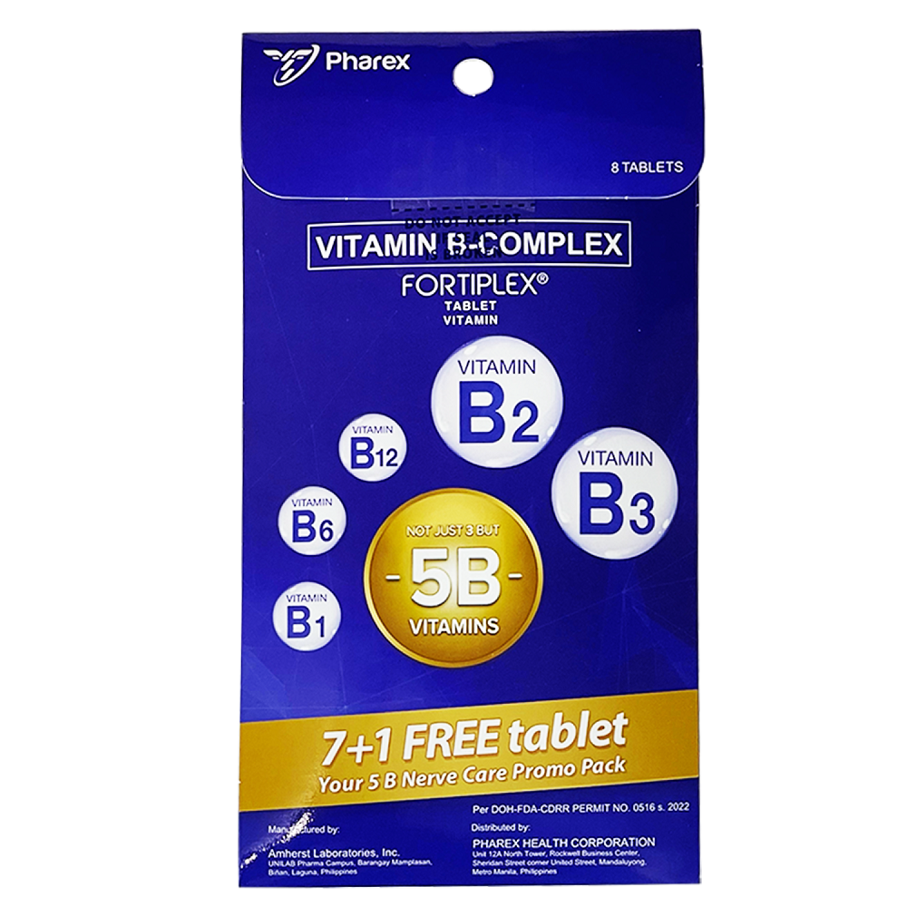 PHAREX Fortiflex Vitamin 7+1 Tablets Lazada PH