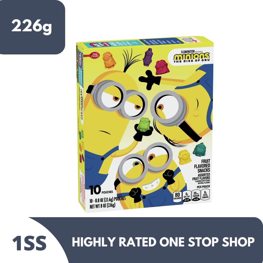 Betty Crocker Minions Fruit Flavoured Snack 226g Lazada PH