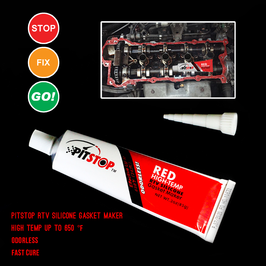 Pitstop RTV Silicone Gasket Maker 85 grams Red Color Lazada PH